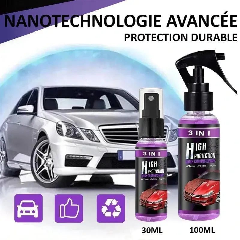 Spray de revêtement de voiture haute protection 3 en 1