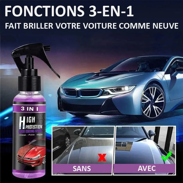 Spray de revêtement de voiture haute protection 3 en 1